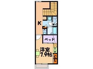 レオパレスコンフォート藍住の物件間取画像